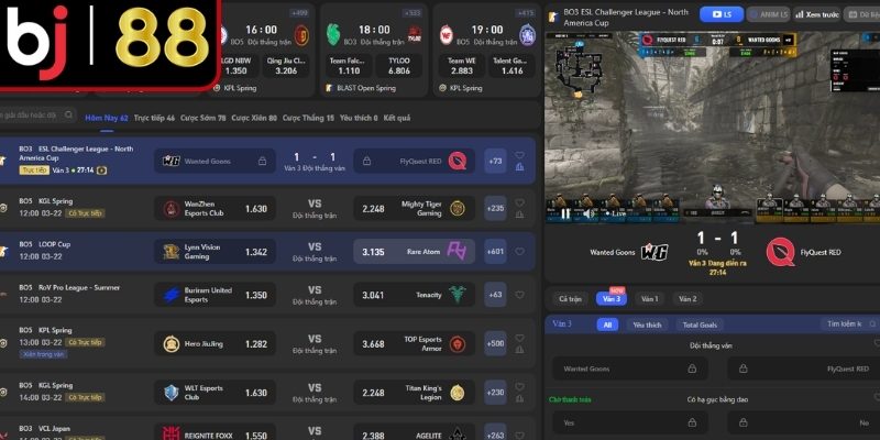 IM Sports tối ưu cho cược live